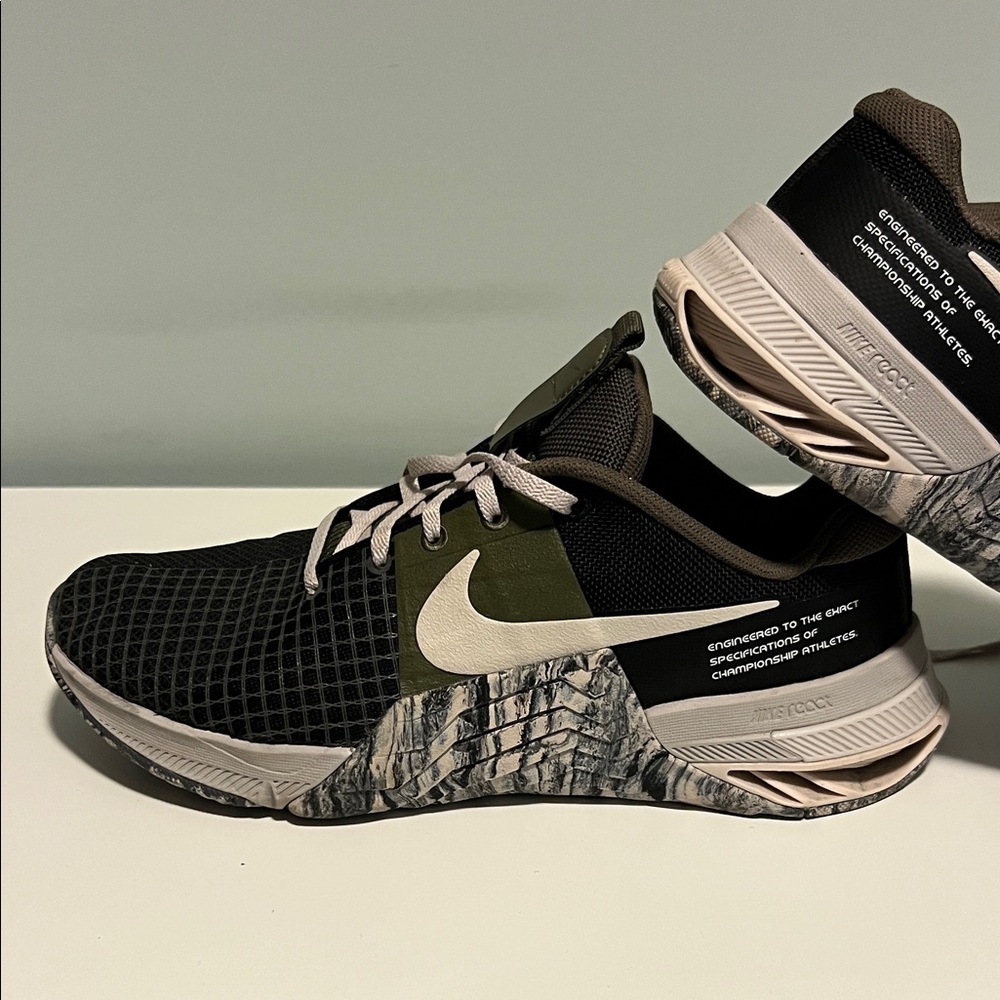 Nike Metcon Trainers. Custom Black and Olive.